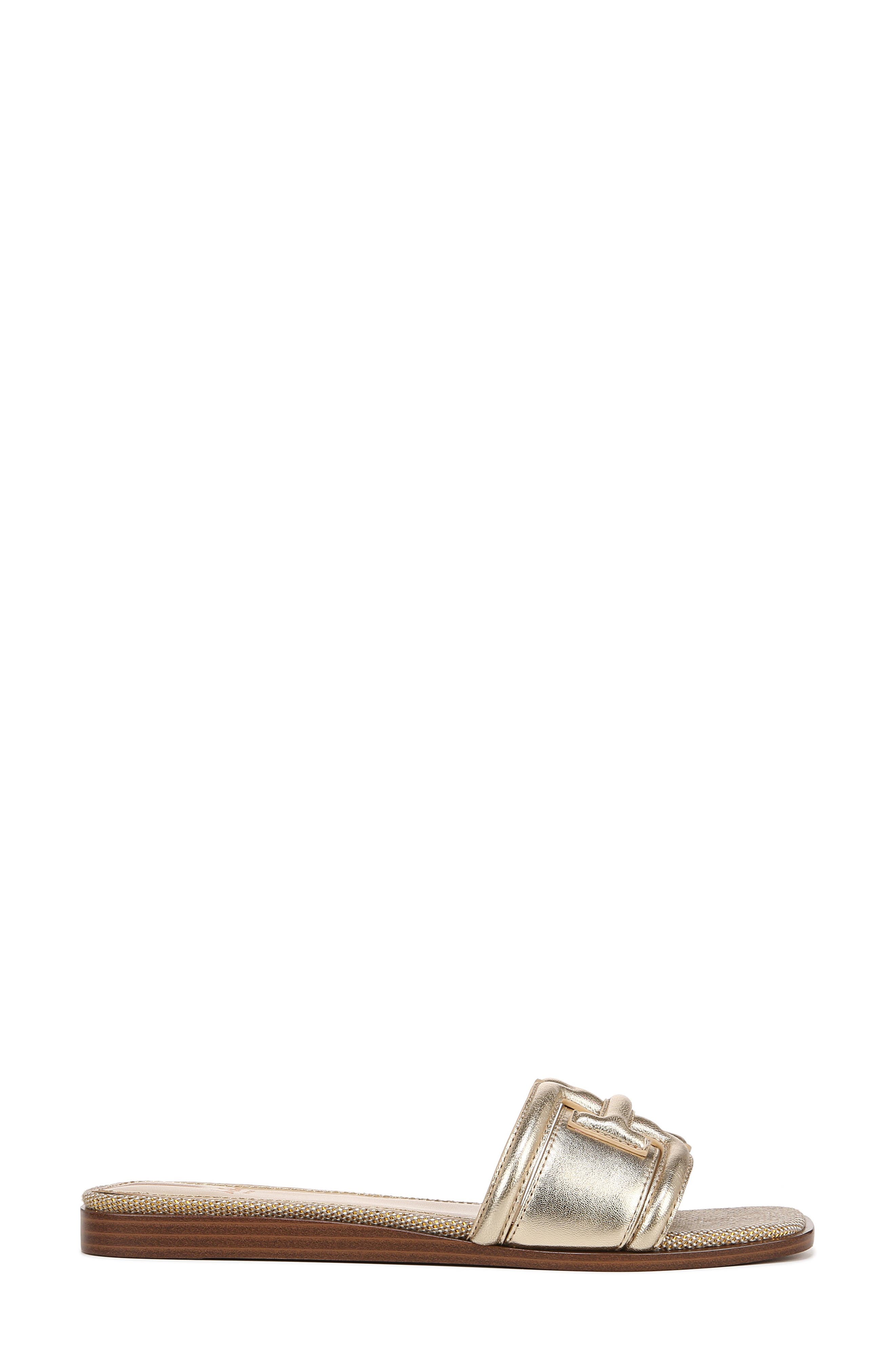Irina Slide Sandal, Alternate, color, GOLD QUARTZ