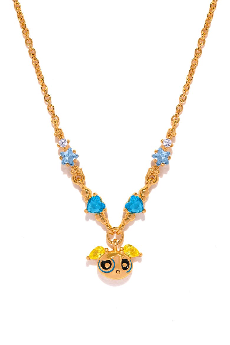 The Powerpuff Girls Pendant Necklace, Main, color, GOLD