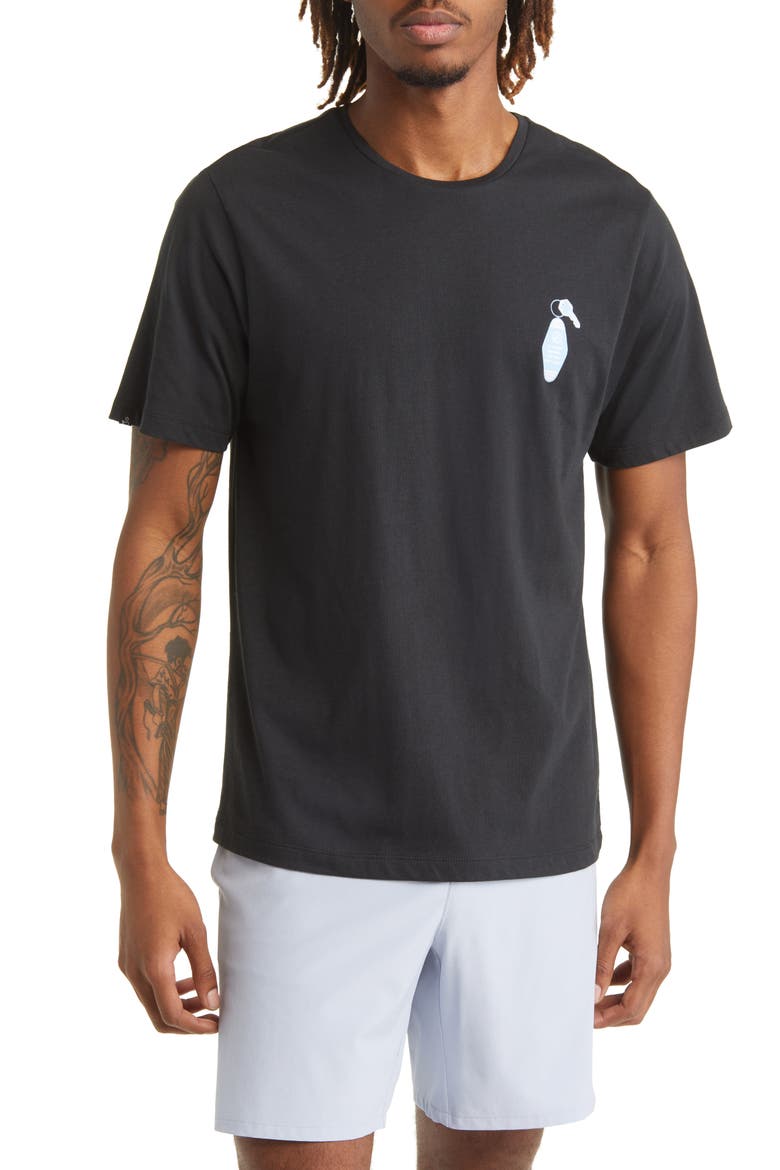 Golf Cart Key Graphic Tee, Main, color, BLACK