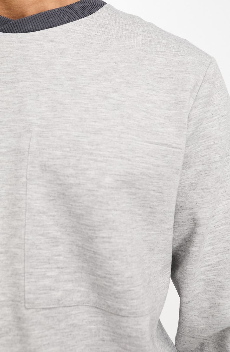 ASOS DESIGN Contrast Trim Sweatshirt, Alternate, color,