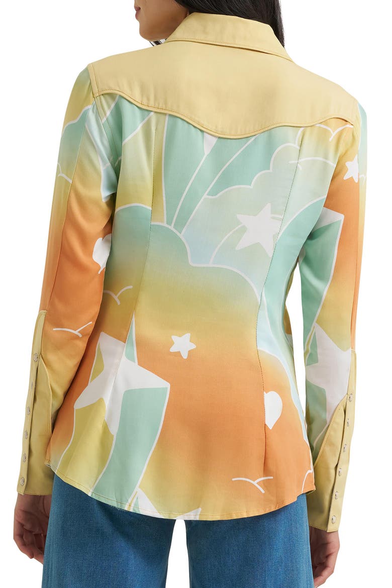 Printed Western Shirt, Alternate, color, RAINBOW PRINT