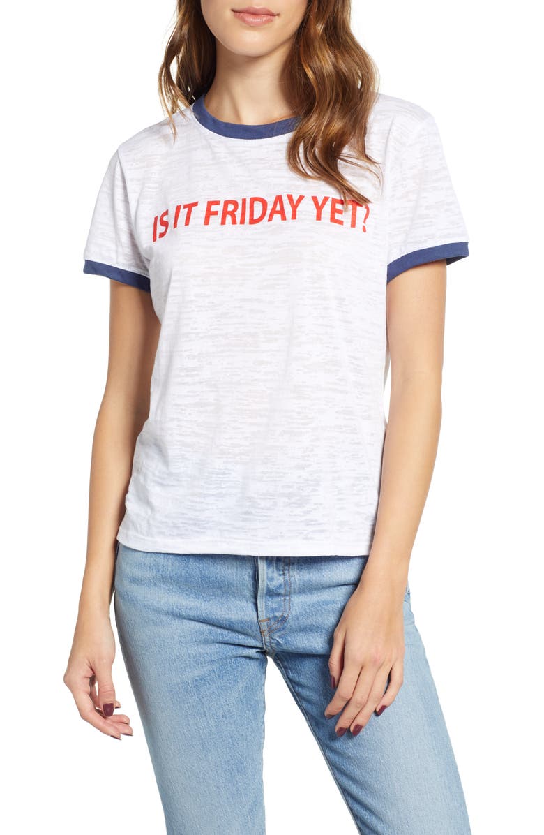 Prince Peter Is It Friday Yet Ringer Tee, Main, color,