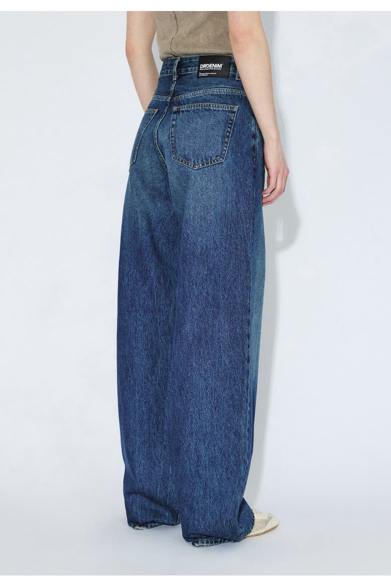 Donna High Relaxed Jeans, Alternate, color, Stream Dark Fade Vintage