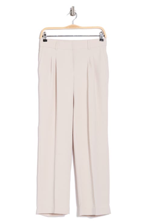 Soft Pleat Wide Leg Pants (Petite)