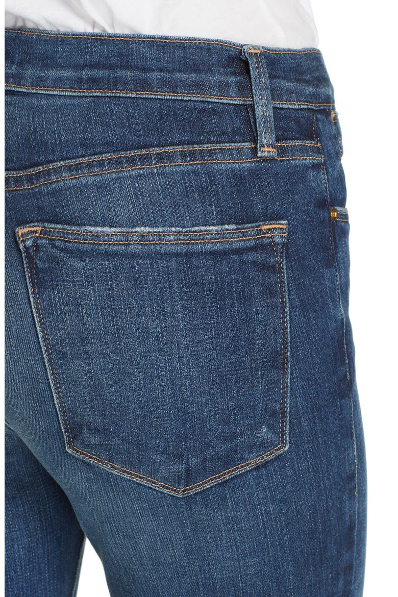Le High Skinny Ankle Jeans, Alternate, color, REDGRAVE