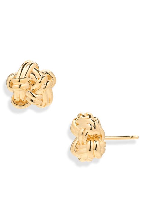 Knotted Stud Earrings