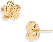 Bottega Veneta Knotted Stud Earrings