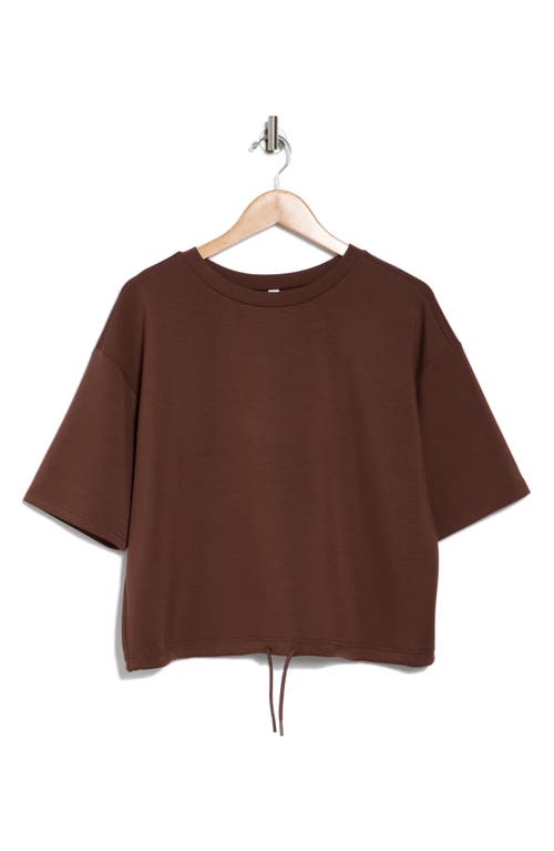 Z BY ZELLA Z BY ZELLA DRAWSTRING HEM SCUBA KNIT TOP