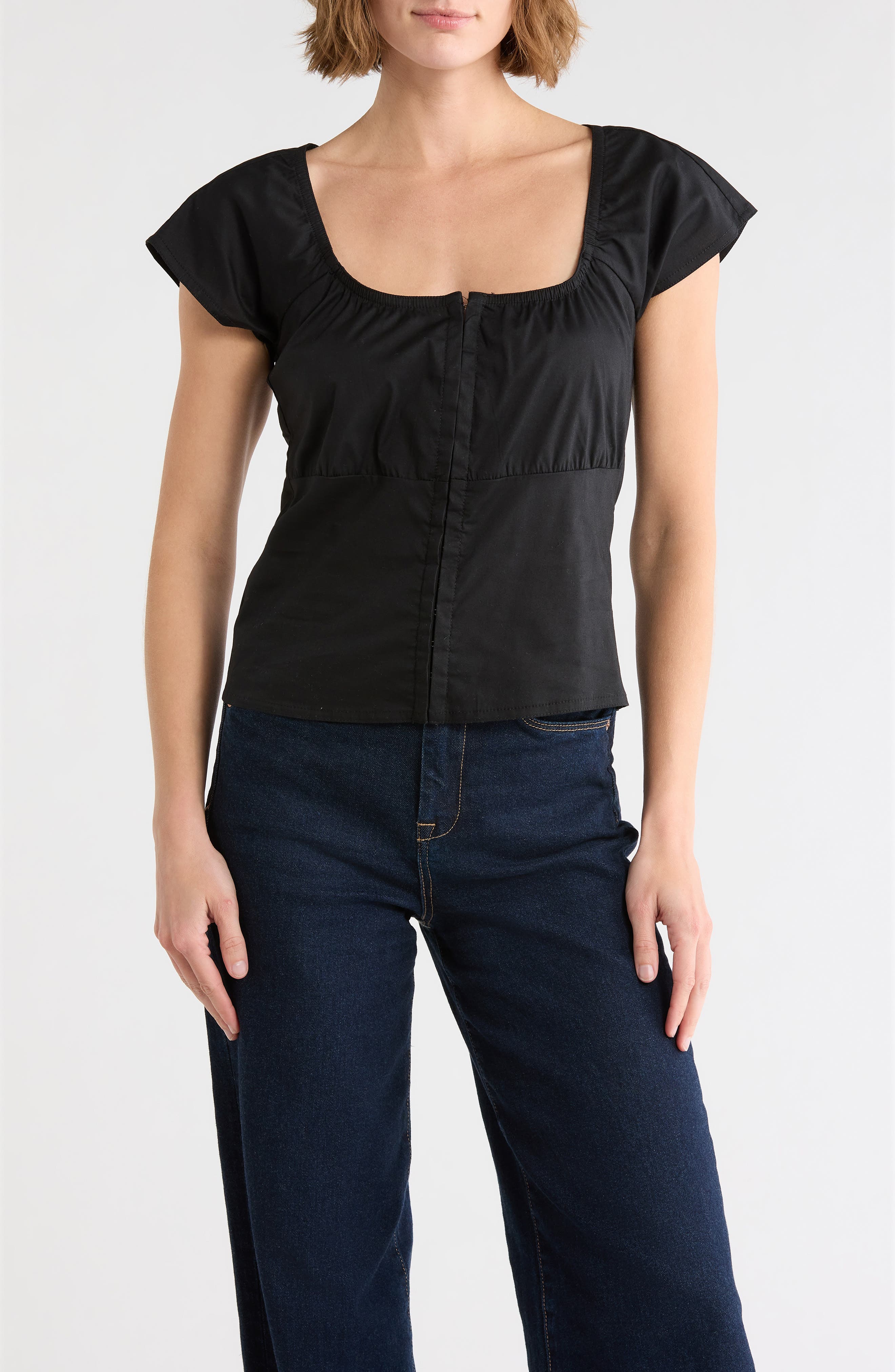 Vigoss Fitted Milkmaid Top