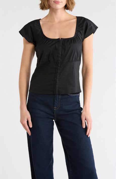 Vigoss Fitted Milkmaid Top