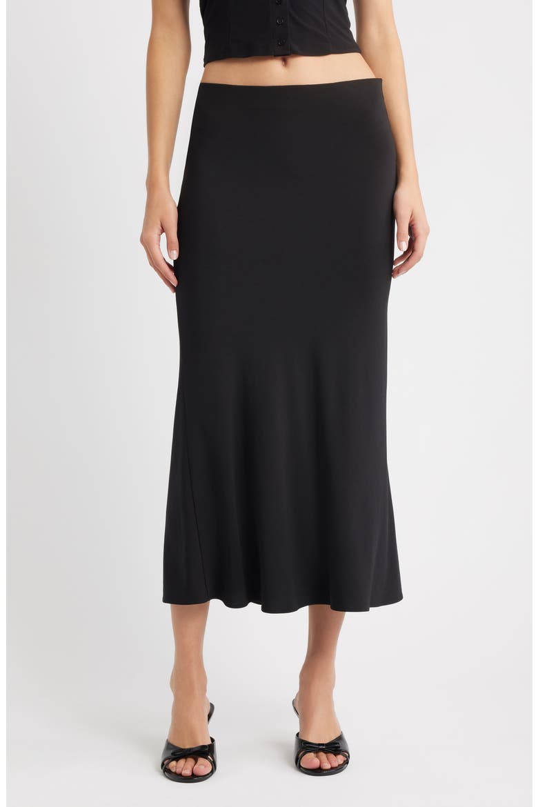 The Jessie Midi Skirt, Main, color, BLACK