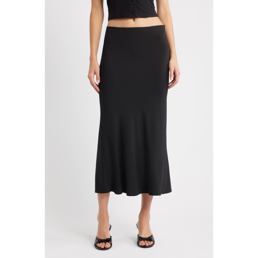 Bella Venice The Jessie Midi Skirt In Black
