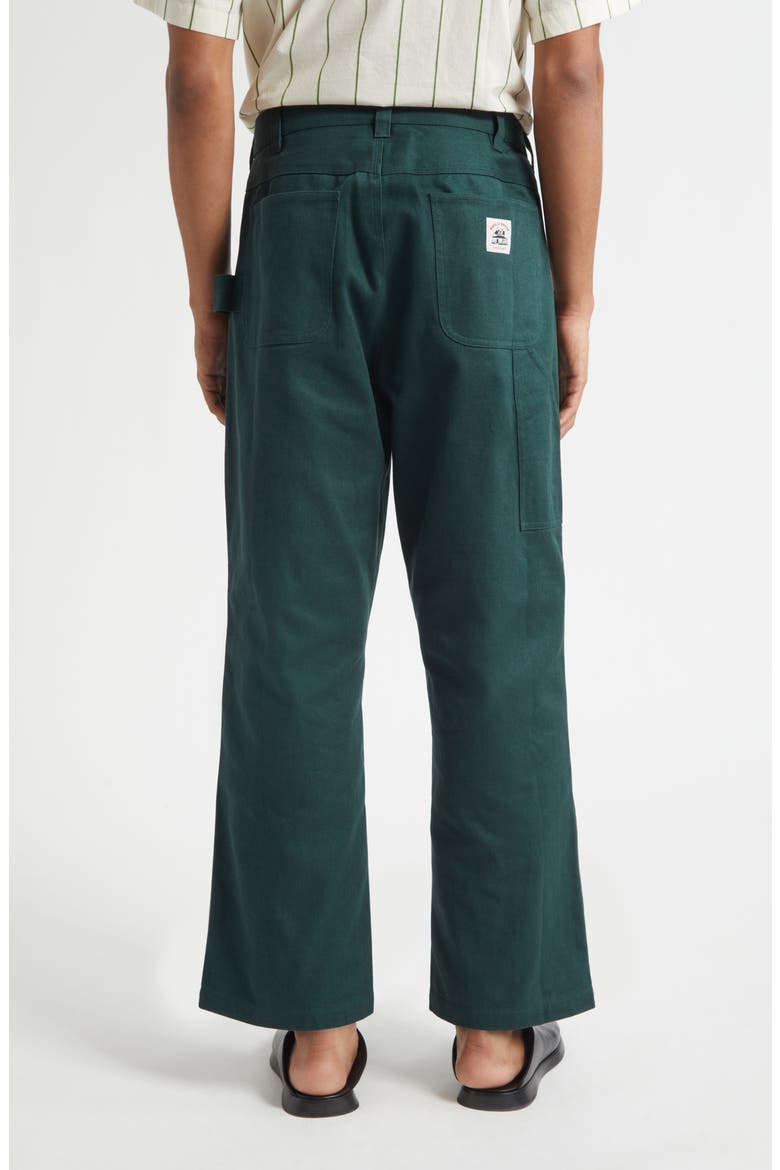 Knolly Brook Cotton Twill Trousers, Alternate, color, DARK GREEN