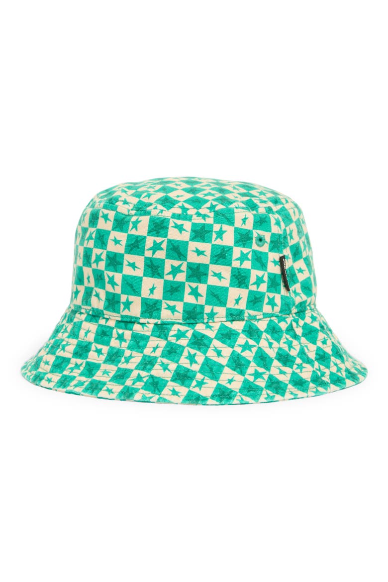 Mami Wata Star Print Cotton Bucket Hat, Alternate, color, MULCH