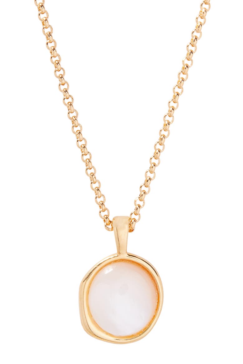 Anna Pendant Necklace, Main, color, GOLD
