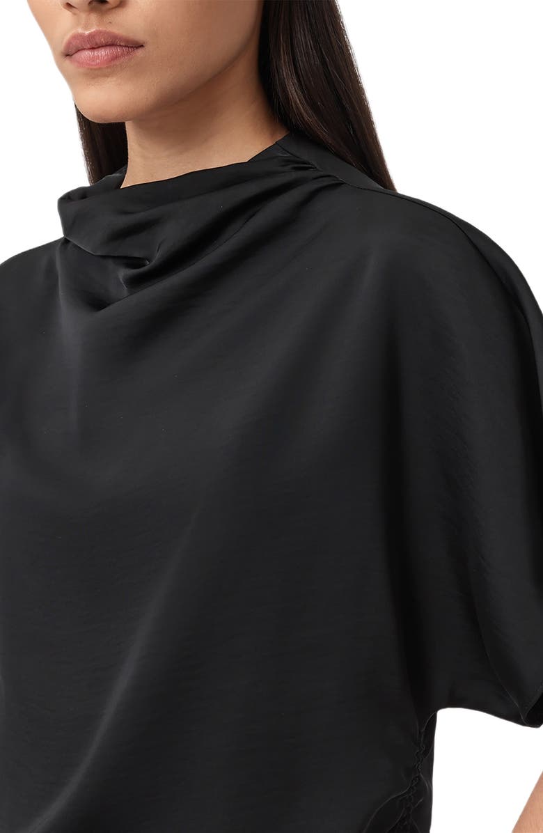 AllSaints Leslie Side Ruched Top, Alternate, color, 