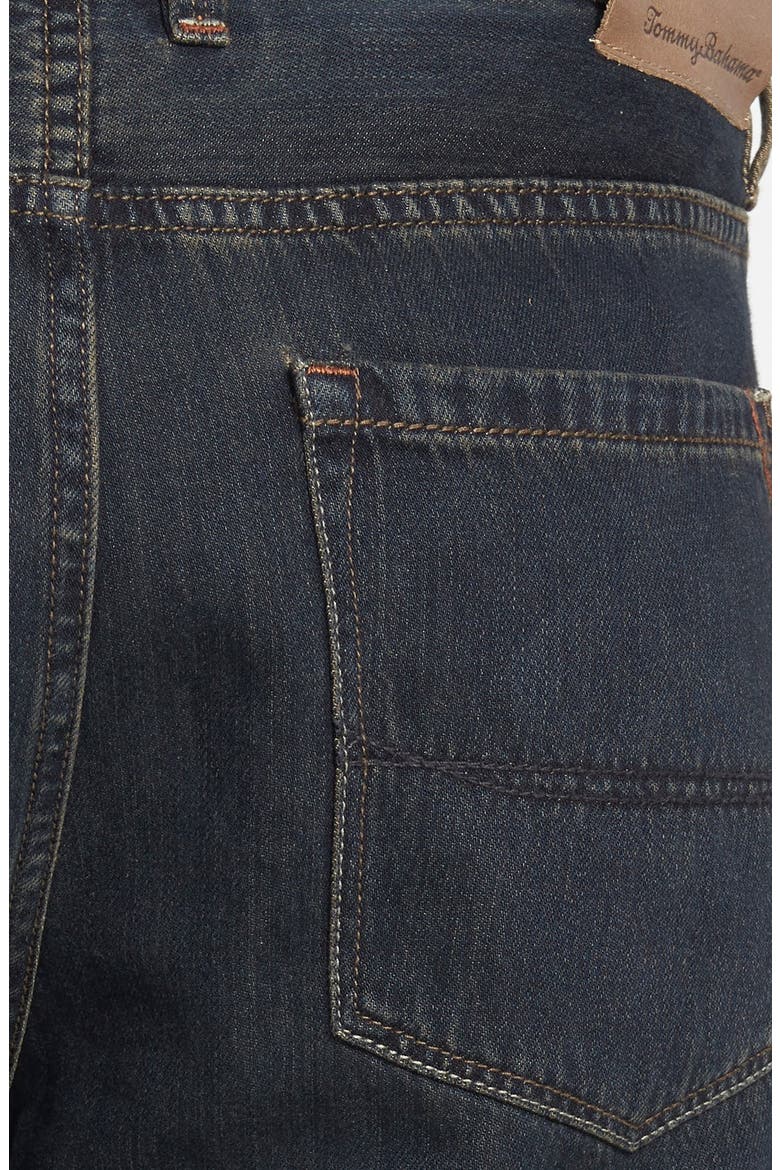 Denim 'Coastal Island' Standard Fit Jeans, Alternate, color, BLACK OVERDYE