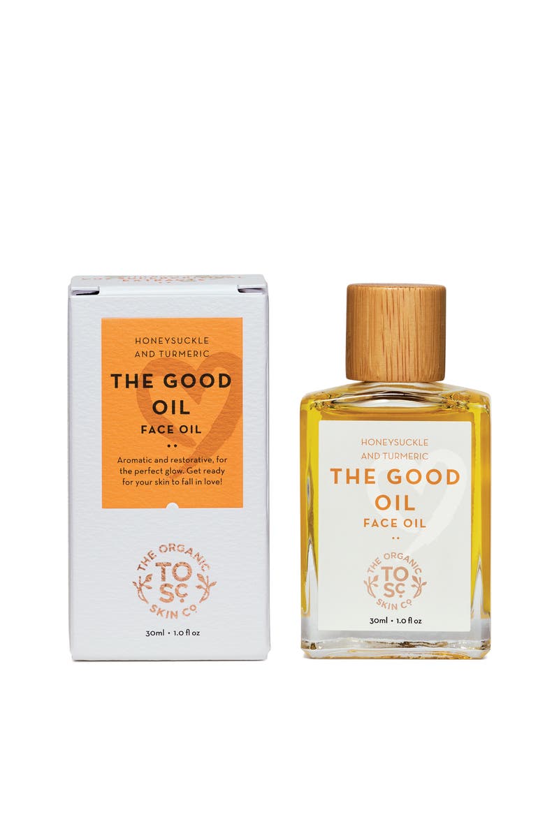 The Good Oil Honeysuckle and Turmeric Face Oil, 1fl oz, Main, color, None