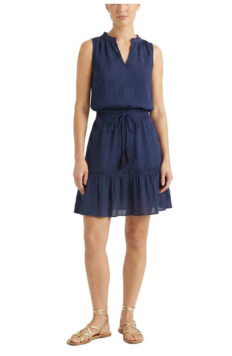 Change of Scenery Beth Smock Waist Cotton Short Dress, Alternate, color,