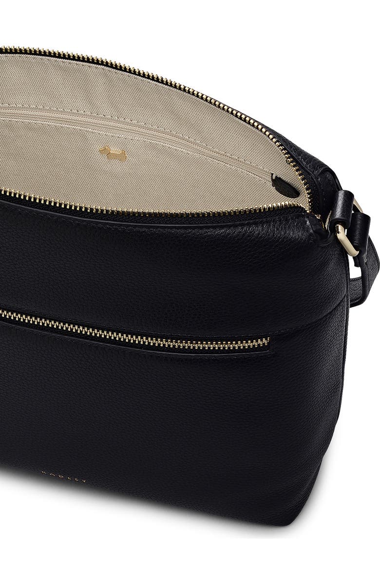 Radley Fountain Mews Small Crossbody Bag, Alternate, color, Black