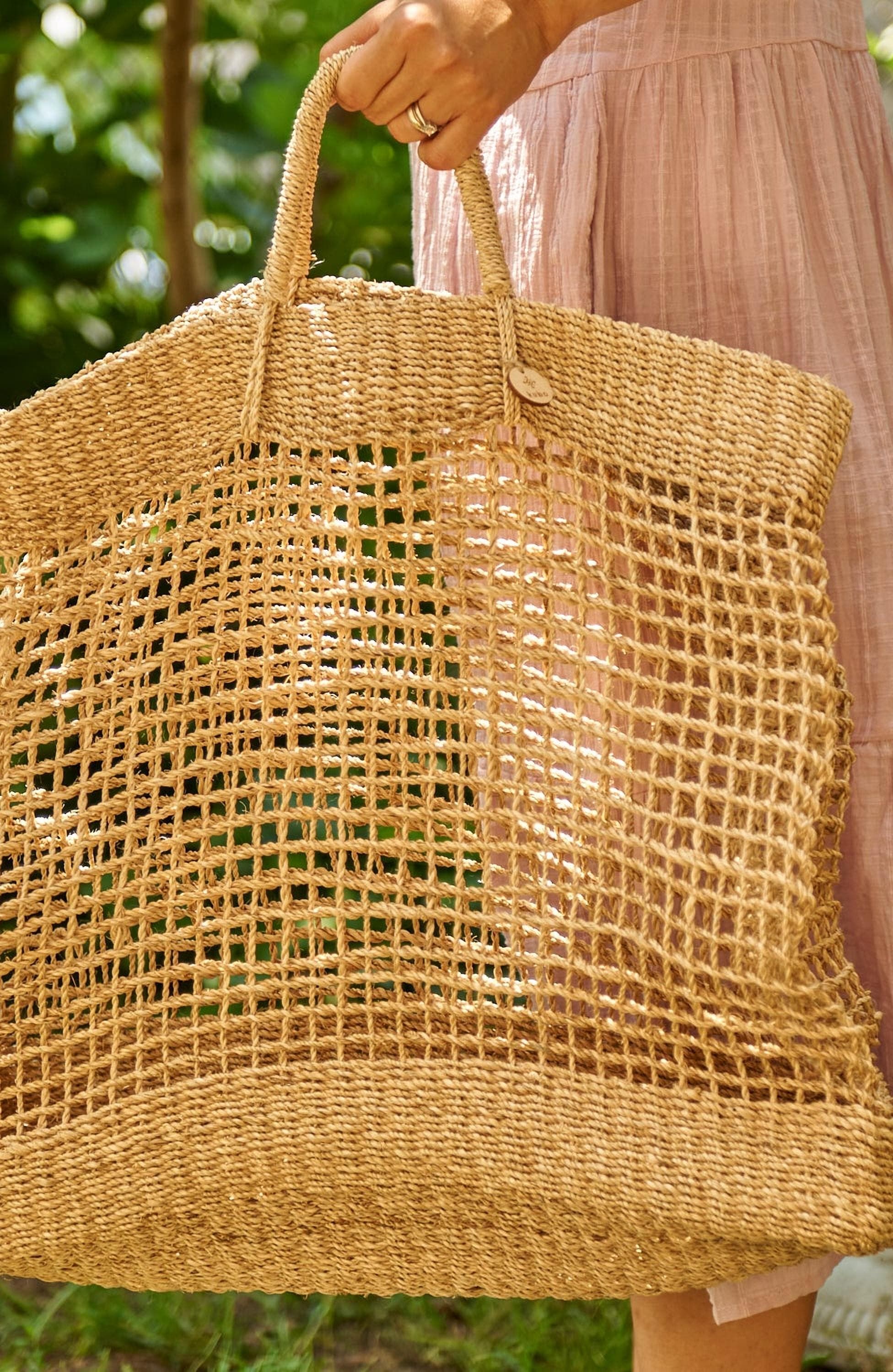 Kubo Merkado Abaca Tote Bag, Alternate, color, 