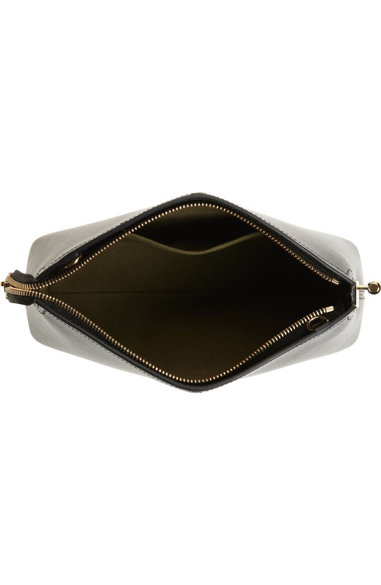 Victoria Beckham Victoria Leather Crossbody Bag, Alternate, color, Black