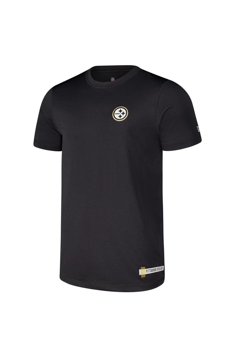 New Era Men's New Era Heather Black Pittsburgh Steelers 2024 NFL Training Camp T-Shirt, Alternate, color, Heather Black