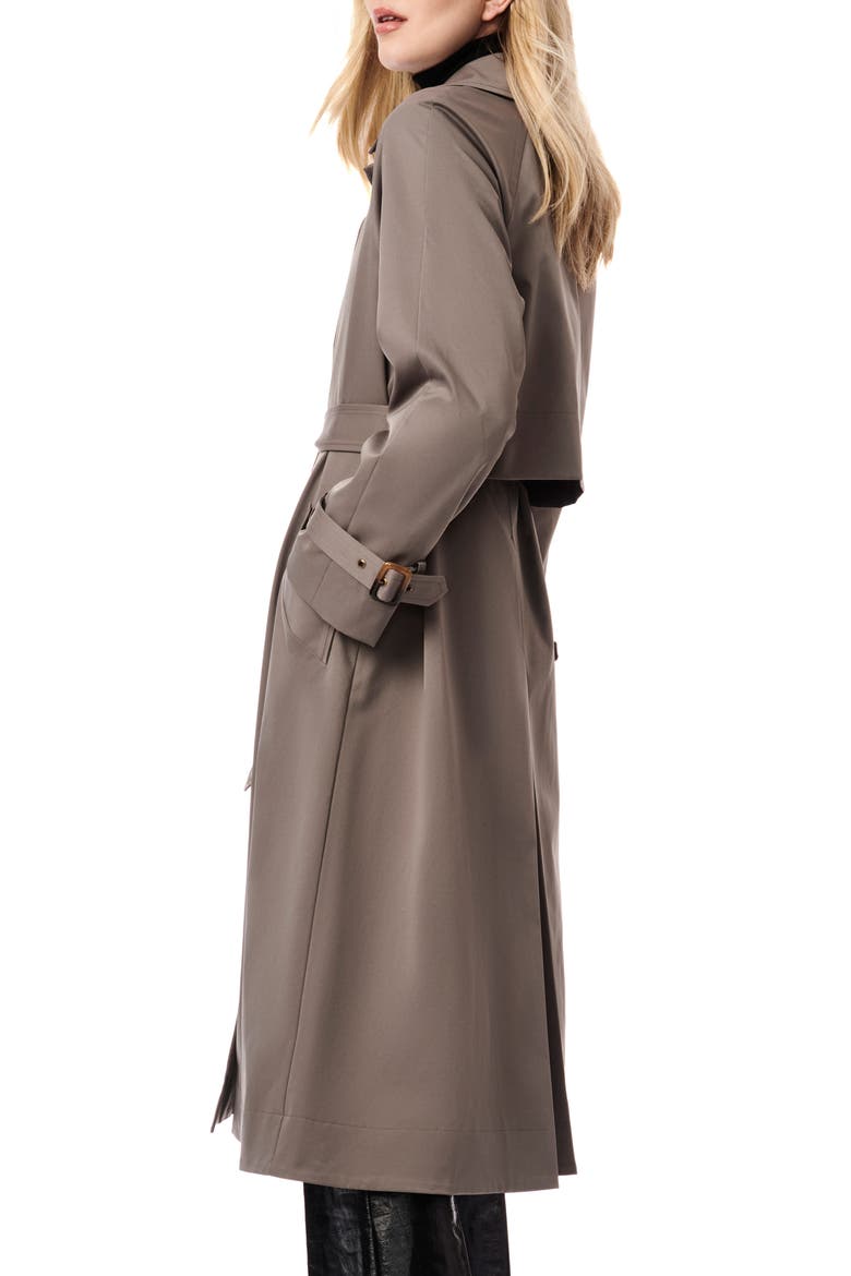 Modern Trench Coat, Alternate, color, SMOKE GREY