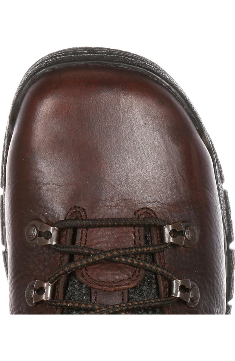 Rocky Steel Toe Waterproof Oilresistant Work Boot, Alternate, color, Dark Brown