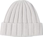 Sofia Cashmere Cable Stitch Cuffed Cashmere Beanie