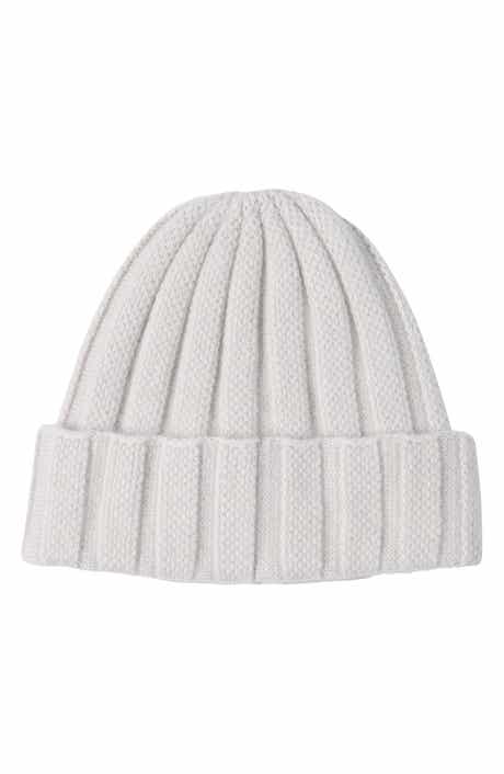 Sofia Cashmere Cable Stitch Cuffed Cashmere Beanie