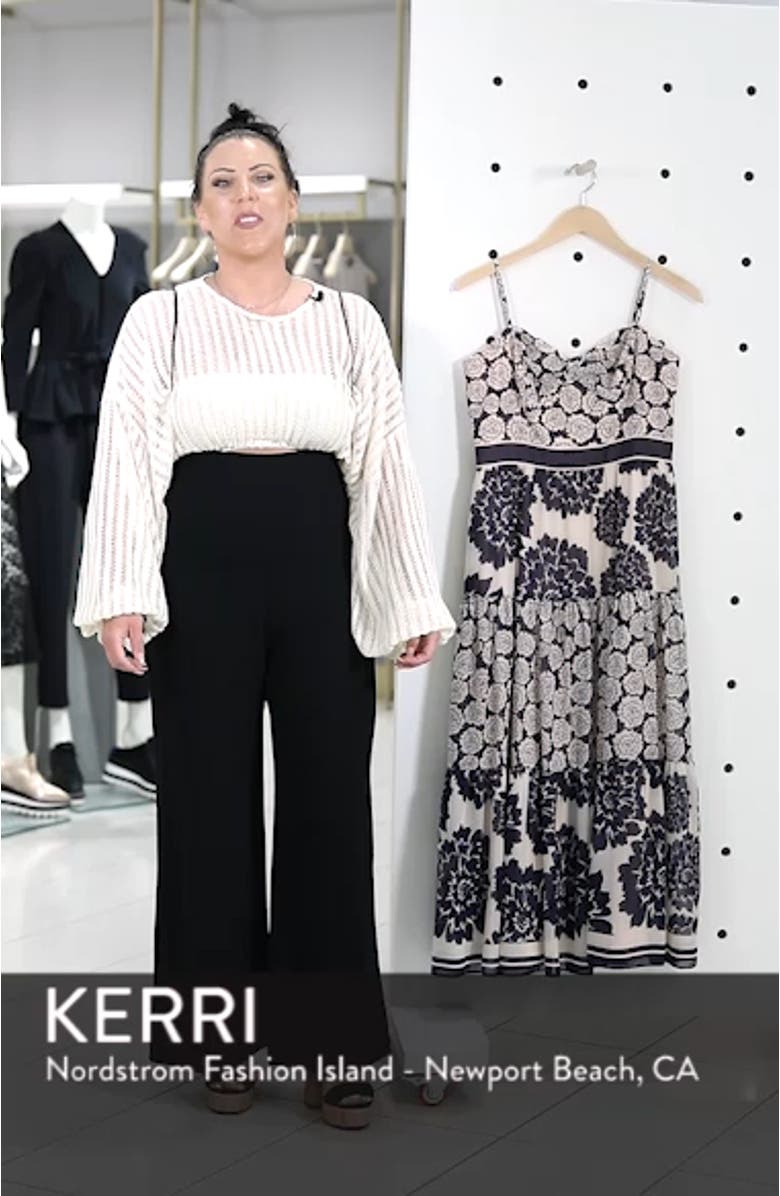 Print Midi Dress, sales video thumbnail