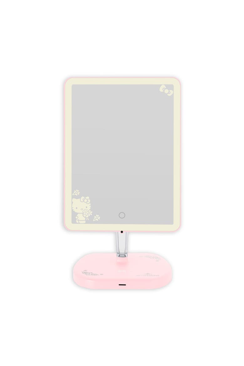 Hello Kitty Touch Pro 2.0 LED Makeup Mirror with Qi Charging Base, Alternate, color, Pink