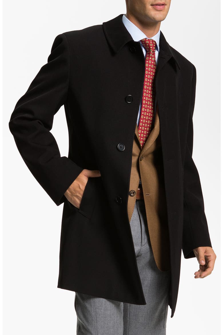 Storm System Overcoat, Main, color, BLACK