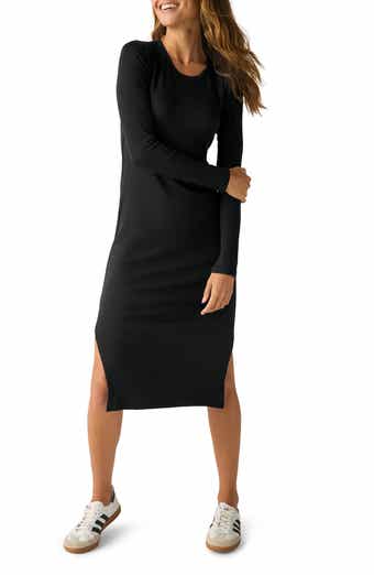 Contours Long Sleeve Midi Dress