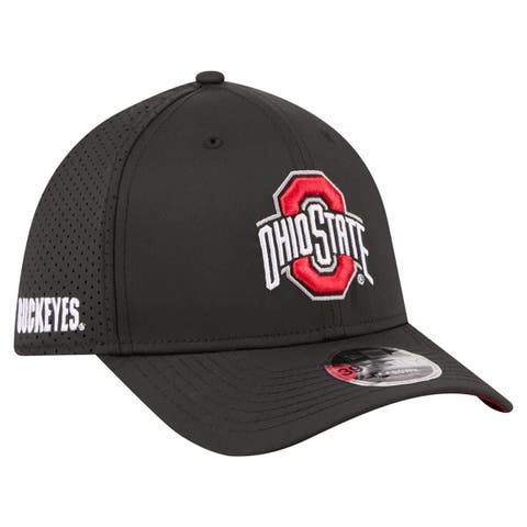 Men's New Era  Black Ohio State Buckeyes 39THIRTY M-Crown Flex Fit Hat