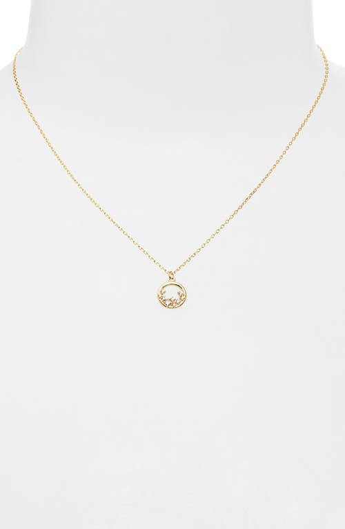 Argento Vivo Cubic Zirconia Cluster Pendant Necklace