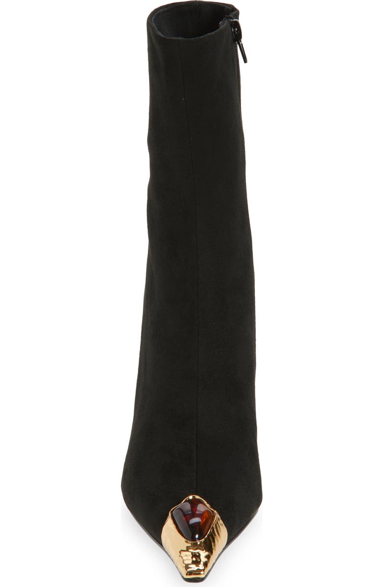 Jeffrey Campbell The Stone Boot, Alternate, color, Black Suede Gold Tortoise