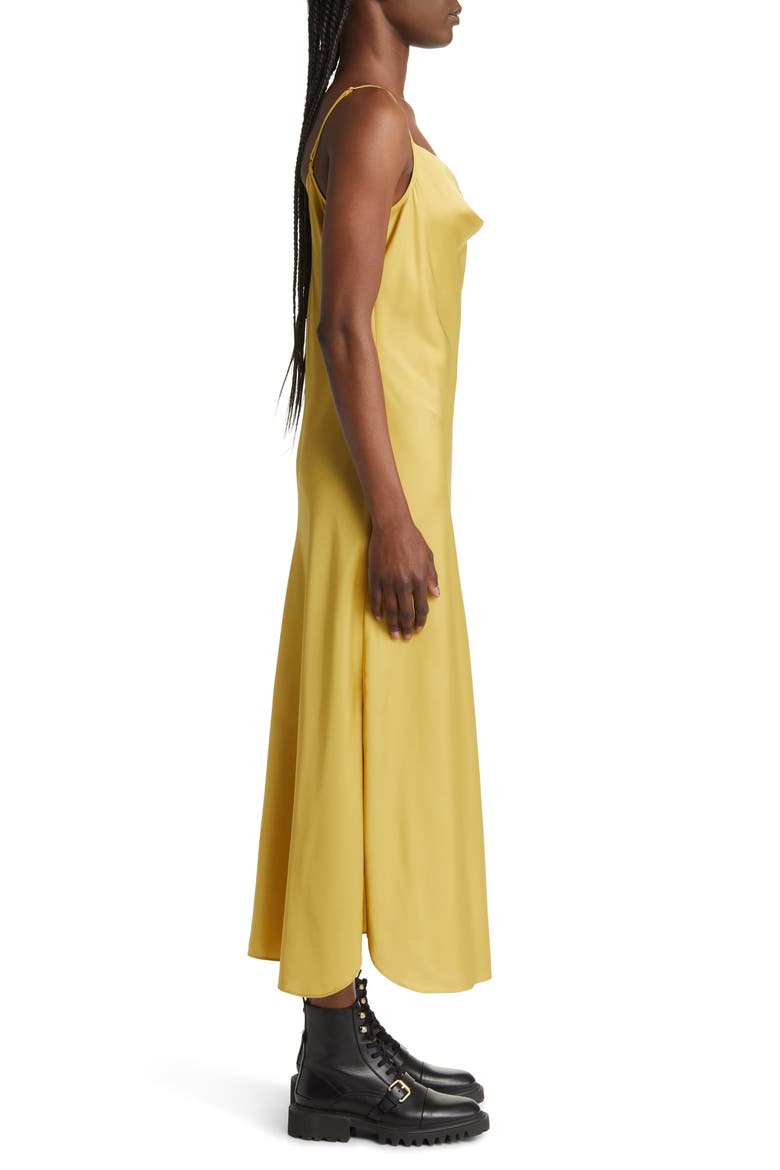 Hadley Satin Slipdress, Alternate, color, METALLIC RICH GOLD