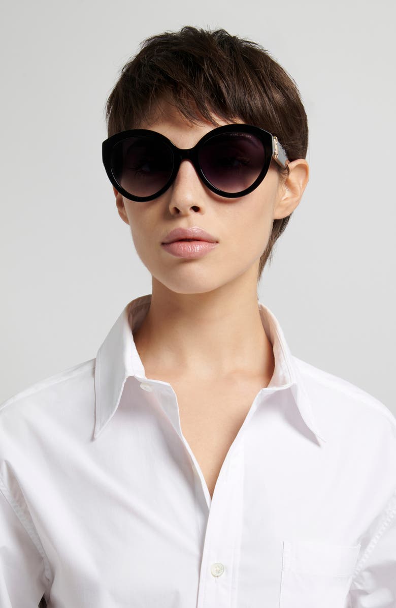 Marc Jacobs 56mm Cateye Sunglasses, Alternate, color, 