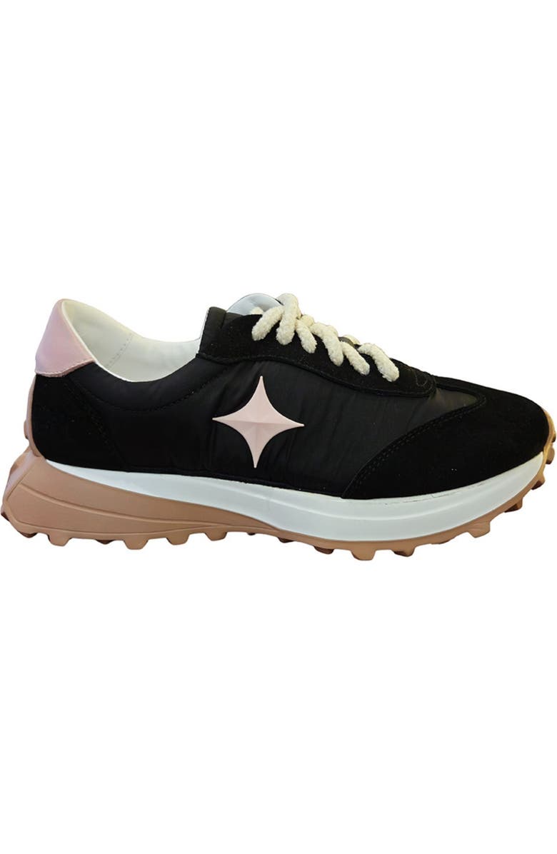 Madison Maison Star Jogger Sneaker, Main, color, Black
