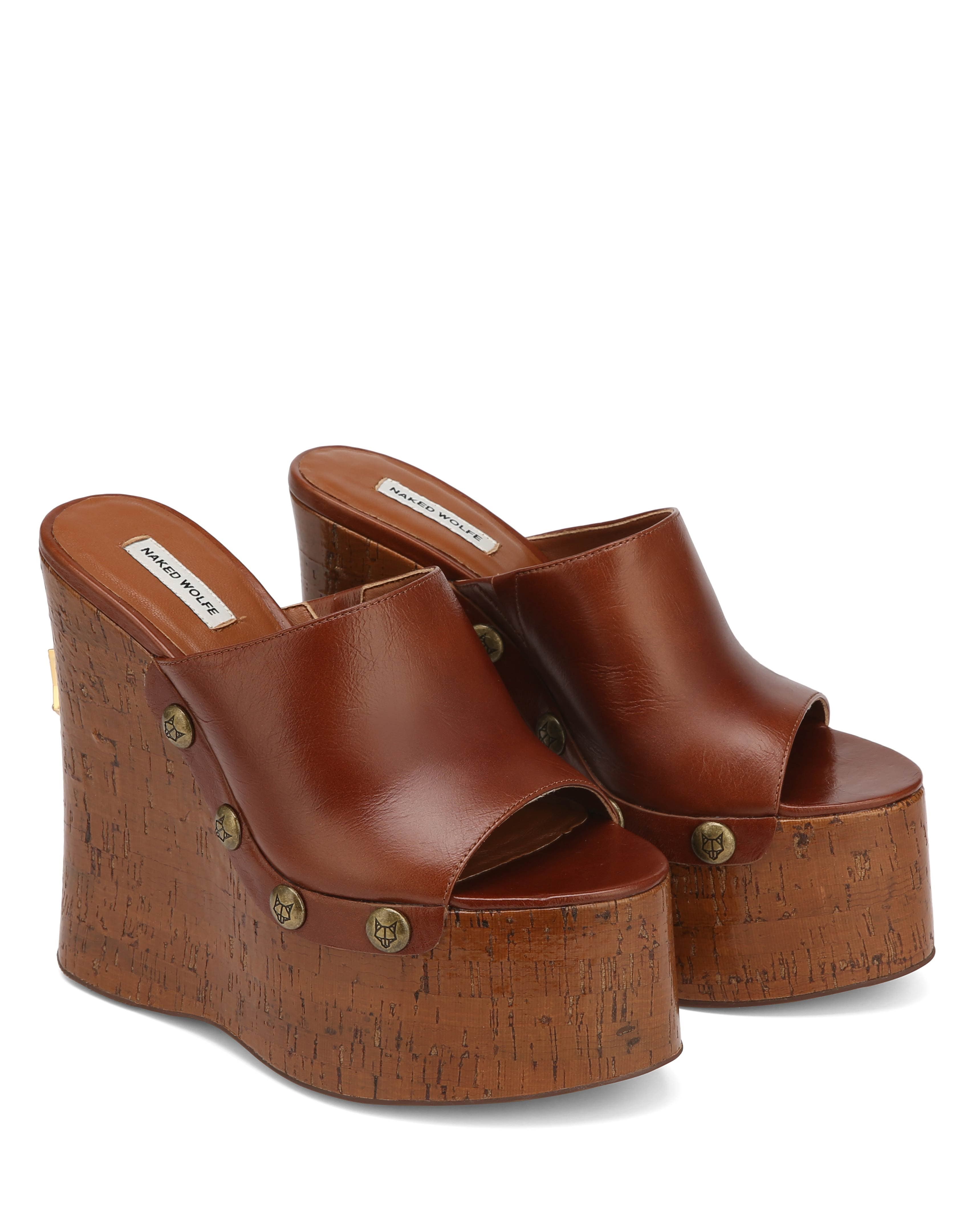 Naked Wolfe Tulip Heel, Main, color, Tan