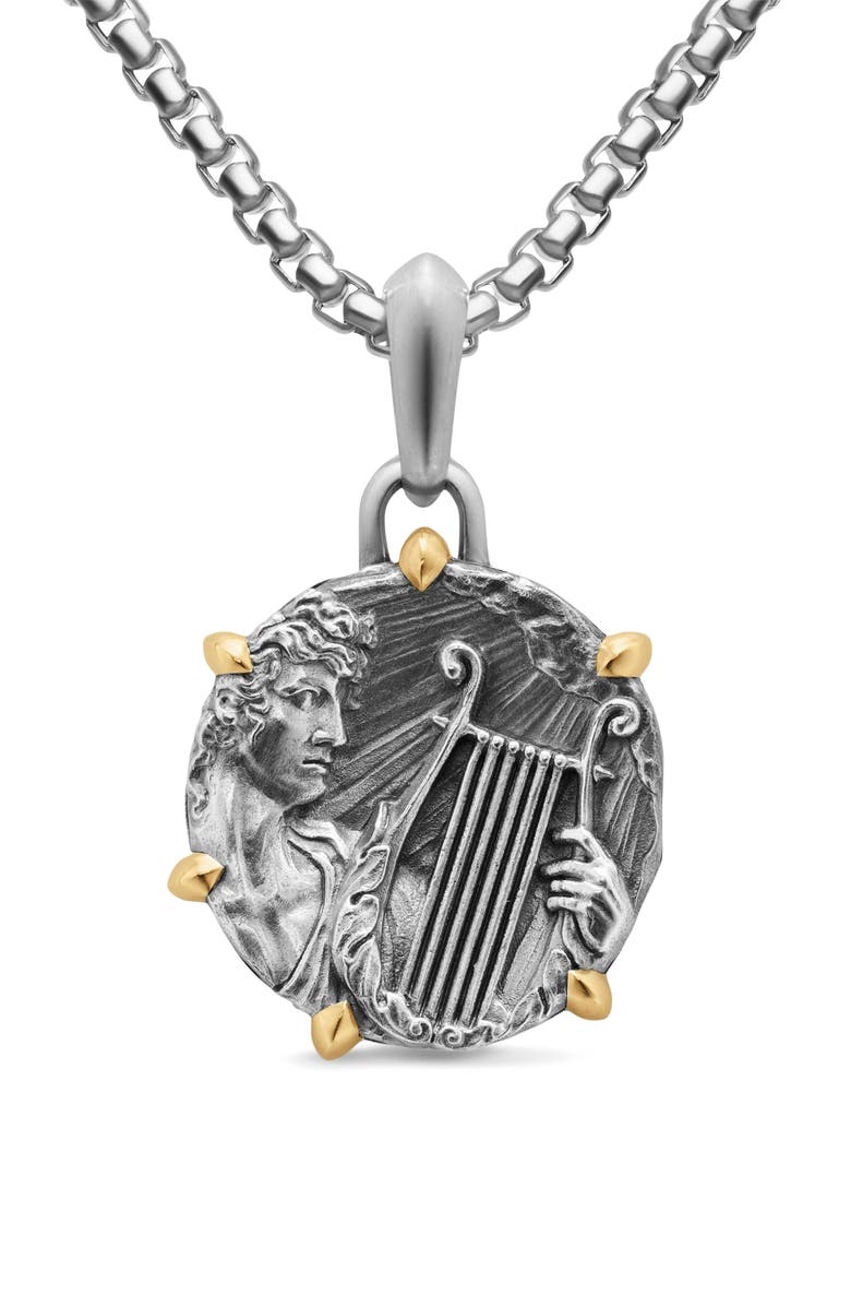 David Yurman Apollo Amulet, Alternate, color, Silver