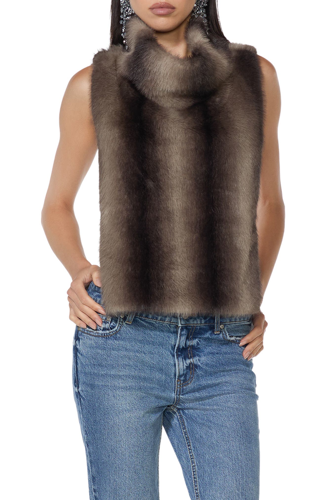 selected DK BRWN STRIPE