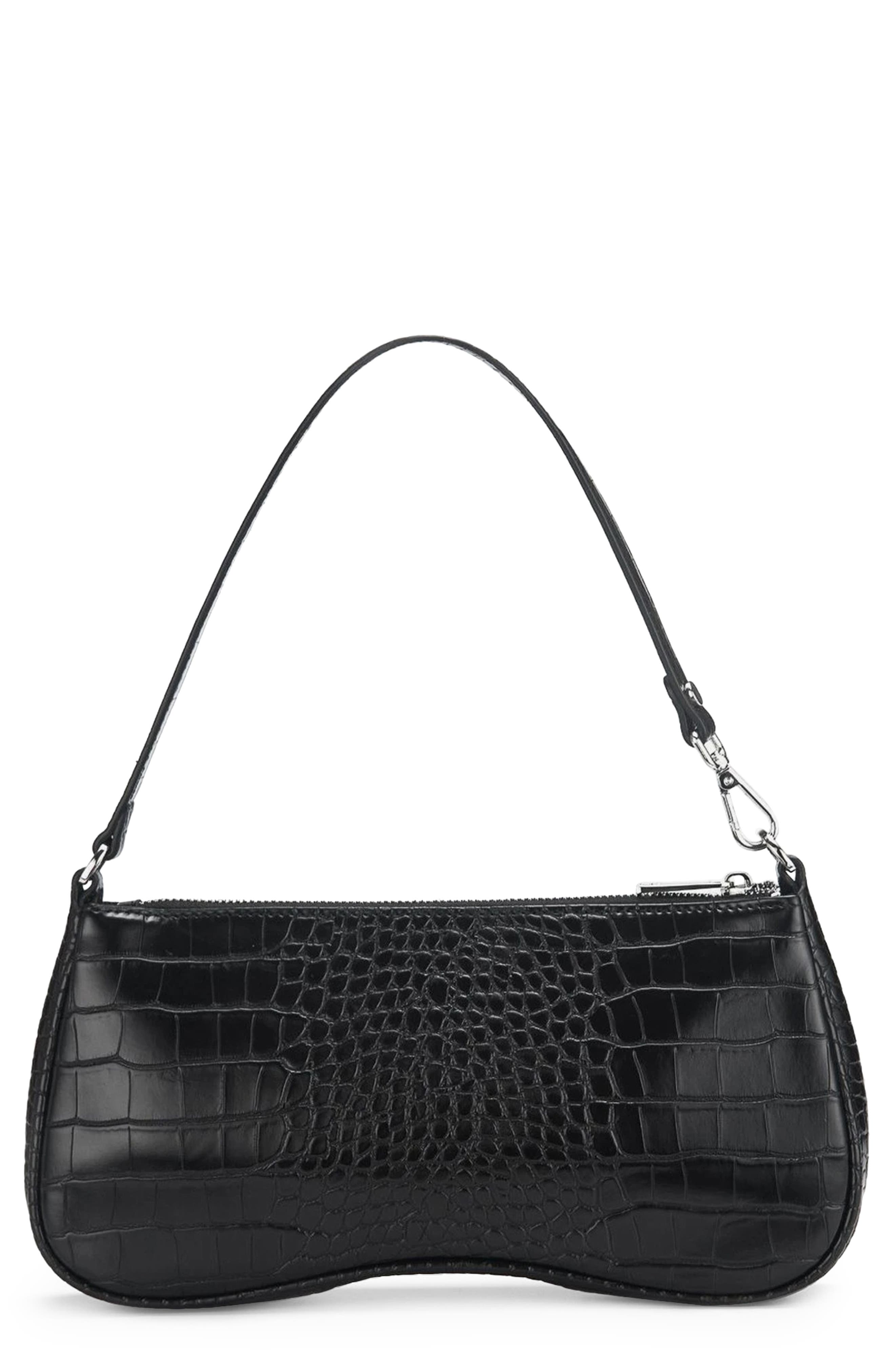 JW PEI Eva Croc Embossed Faux Leather Convertible Shoulder Bag, Main, color, 