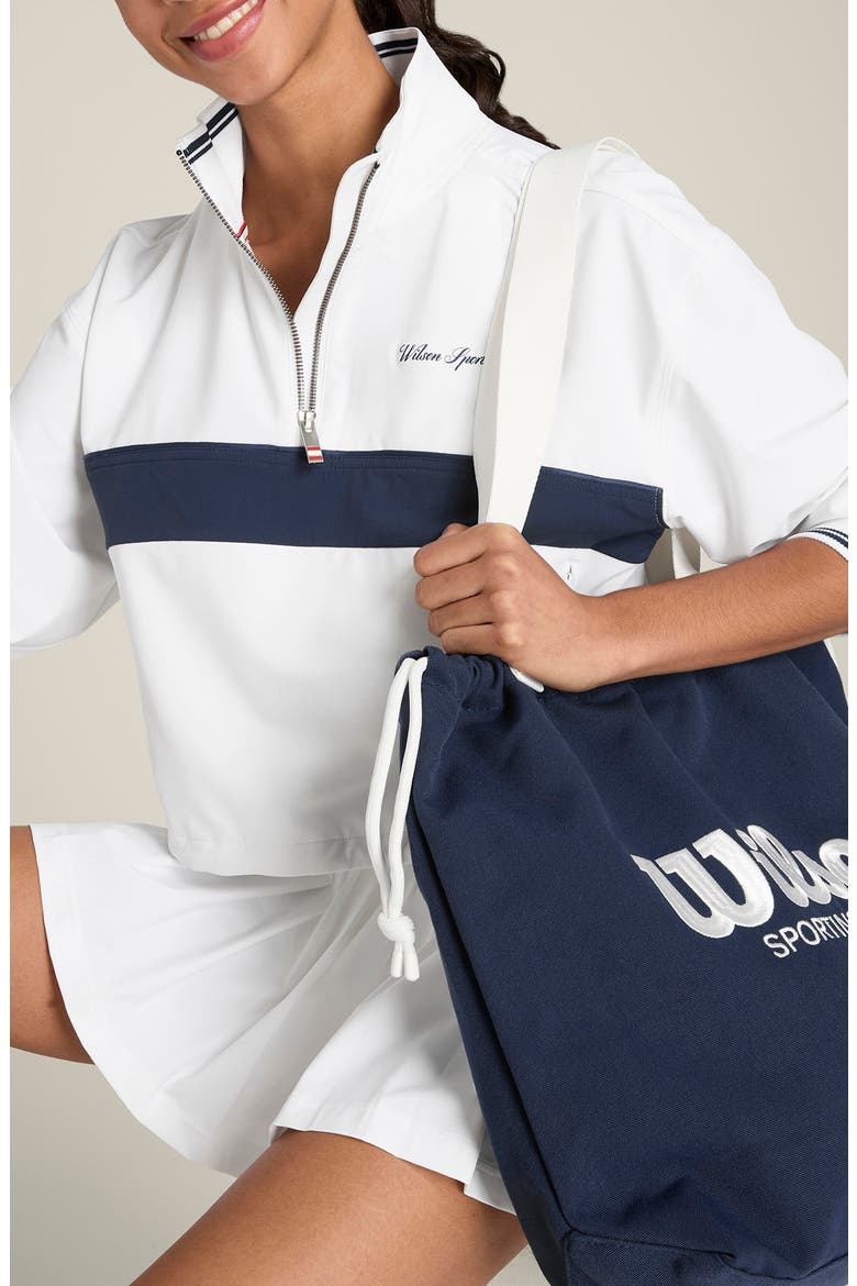 Davenport Woven Popover, Alternate, color, BRIGHT WHITE/CLASSIC NAVY