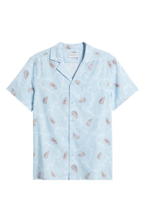 Ostra Weekend Short Sleeve Performance Button-Up Shirt