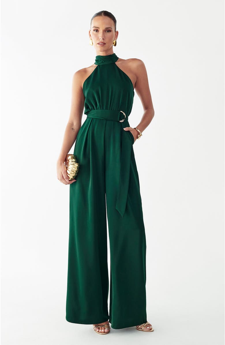 BWLDR Crest Jumpsuit, Alternate, color, Emerald