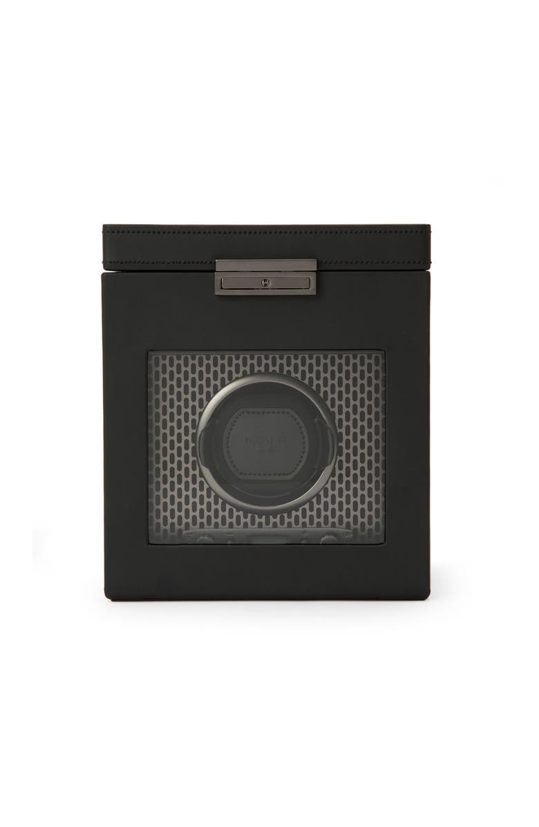 WOLF Axis Single Watch Winder with Storage, Main, color, Powder Coat