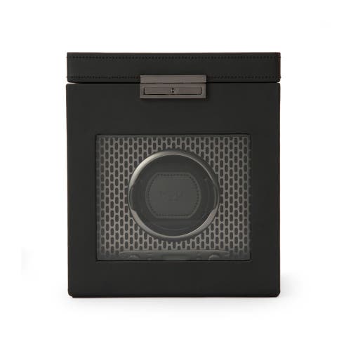 Wolf Axis Single Watch Winder With Storage